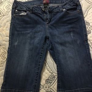 Torrid size 18 slightly distressed Bermuda shorts